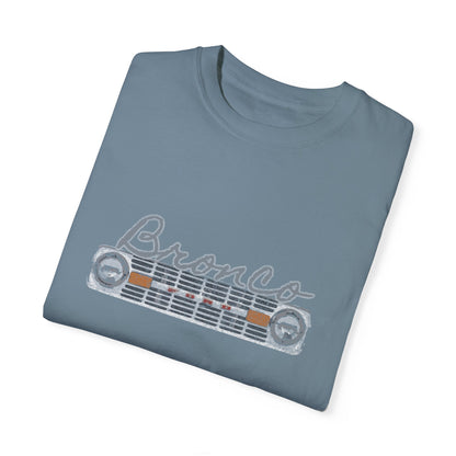 Front & Back Bronco T-Shirt Vintage 70's Broncos