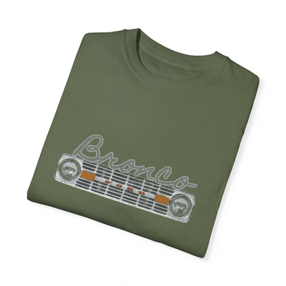 Front & Back Bronco T-Shirt Vintage 70's Broncos