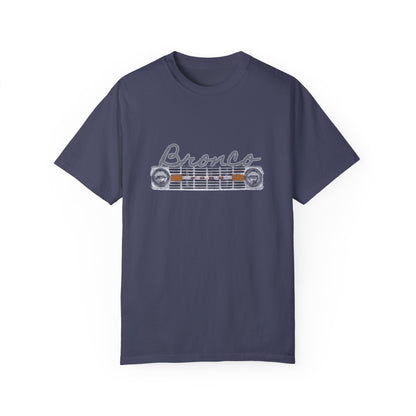 Front & Back Bronco T-Shirt Vintage 70's Broncos