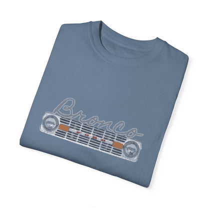 Front & Back Bronco T-Shirt Vintage 70's Broncos