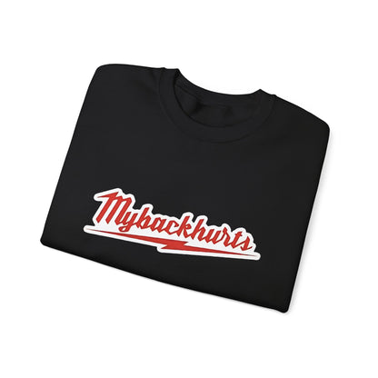 Funny "My Back Hurts" Milwaukee Crewneck