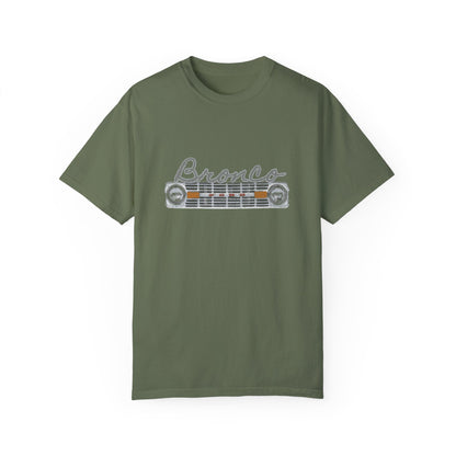 Front & Back Bronco T-Shirt Vintage 70's Broncos