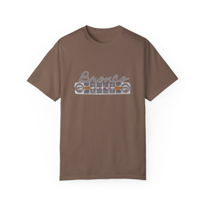 Front & Back Bronco T-Shirt Vintage 70's Broncos