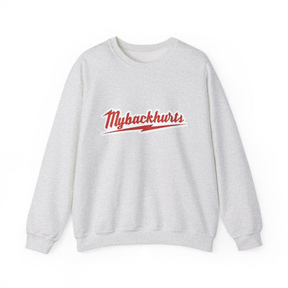 Funny "My Back Hurts" Milwaukee Crewneck