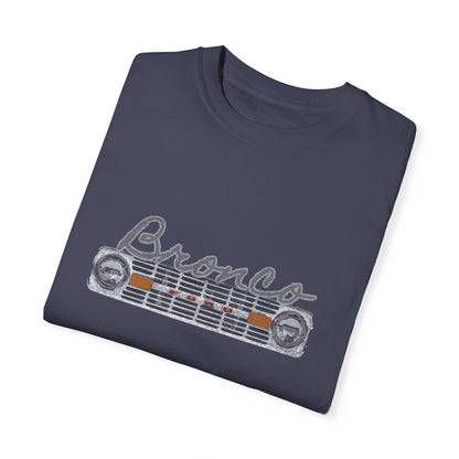 Front & Back Bronco T-Shirt Vintage 70's Broncos