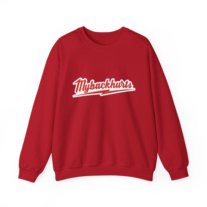 Funny "My Back Hurts" Milwaukee Crewneck