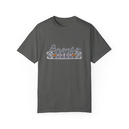 Front & Back Bronco T-Shirt Vintage 70's Broncos