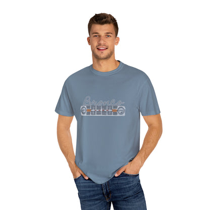 Front & Back Bronco T-Shirt Vintage 70's Broncos