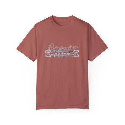 Front & Back Bronco T-Shirt Vintage 70's Broncos