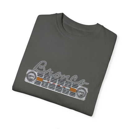 Front & Back Bronco T-Shirt Vintage 70's Broncos