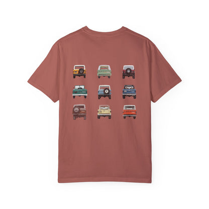 Front & Back Bronco T-Shirt Vintage 70's Broncos
