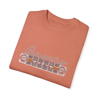Front & Back Bronco T-Shirt Vintage 70's Broncos
