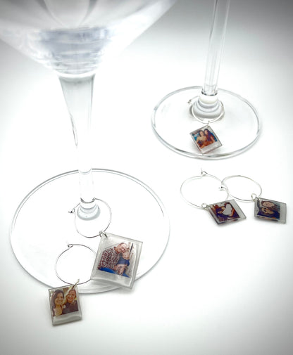 Micro Memories Wine or Whiskey Glass Charms