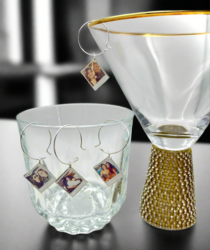 Micro Memories Wine or Whiskey Glass Charms
