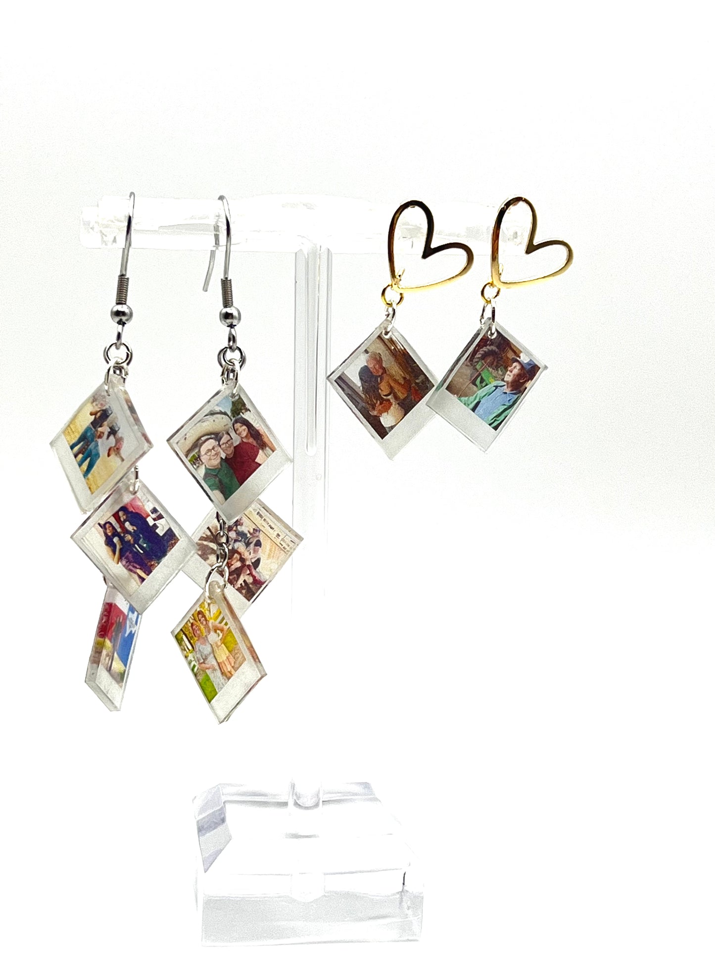 3 Photo Custom Earrings {Micro Memories}