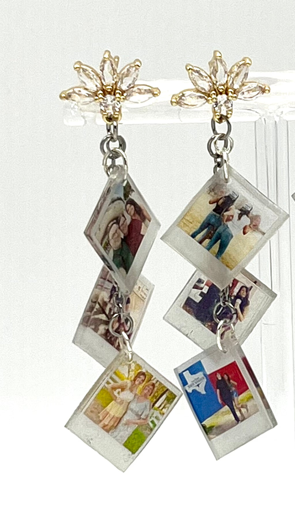 3 Photo Custom Earrings {Micro Memories}