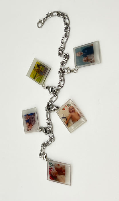 Custom Photo Rearview Mirror Chain {Micro Memories}