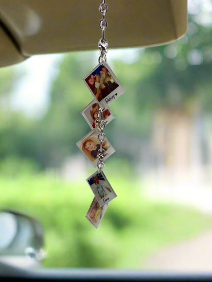 Custom Photo Rearview Mirror Chain {Micro Memories}