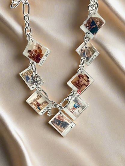 Custom Photo Charm Bracelet {Micro Memories}