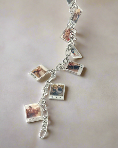 Custom Photo Charm Bracelet {Micro Memories}