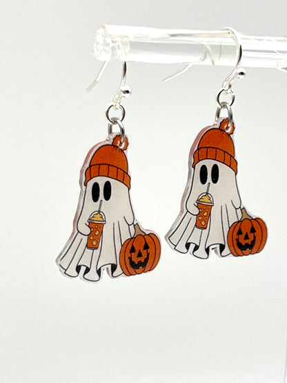 Ghost Trick or Treat Earrings