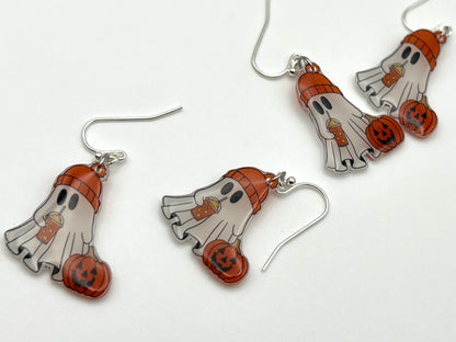 Ghost Trick or Treat Earrings