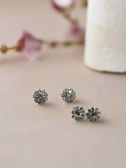 Sparkly Cubic Zirconia Studs