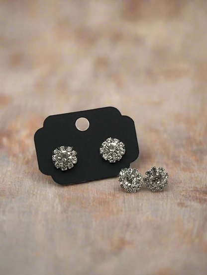 Sparkly Cubic Zirconia Studs