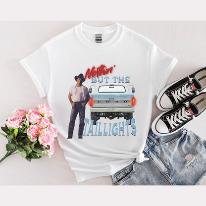 Nothin' But The Taillights Tee - Clint Black, 90's country