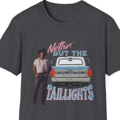 Nothin' but the taillights {Pink} - Clint Black tee - 90s country - concert tee