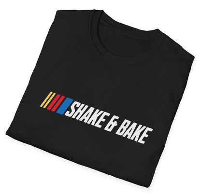 Shake & Bake Racing T-shirt: Rev Up Your Style with a Touch of Humor