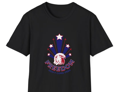 4th of July T-Shirt "Freedom Don't Come Free" Bald Eagle Tribute T-Shirt - Honor Toby Keith and Celebrate Freedom