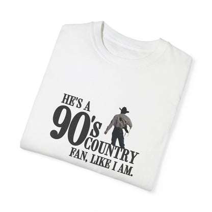 He's a 90's country fan, like I am! Cole Swindell Tshirt Heads Carolina - Comfort Colors Unisex Tee
