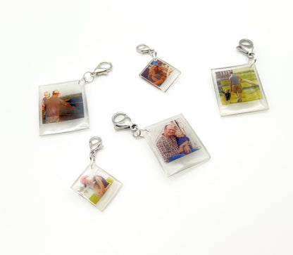Single Photo Charms w/ Clasps - a la carte  {Micro Memories}