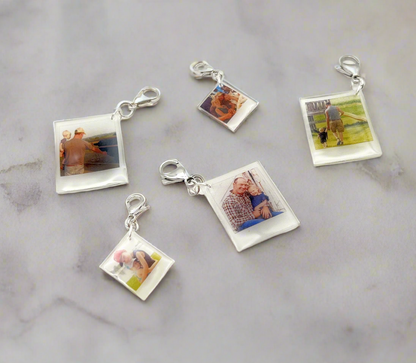 Single Photo Charms w/ Clasps - a la carte  {Micro Memories}