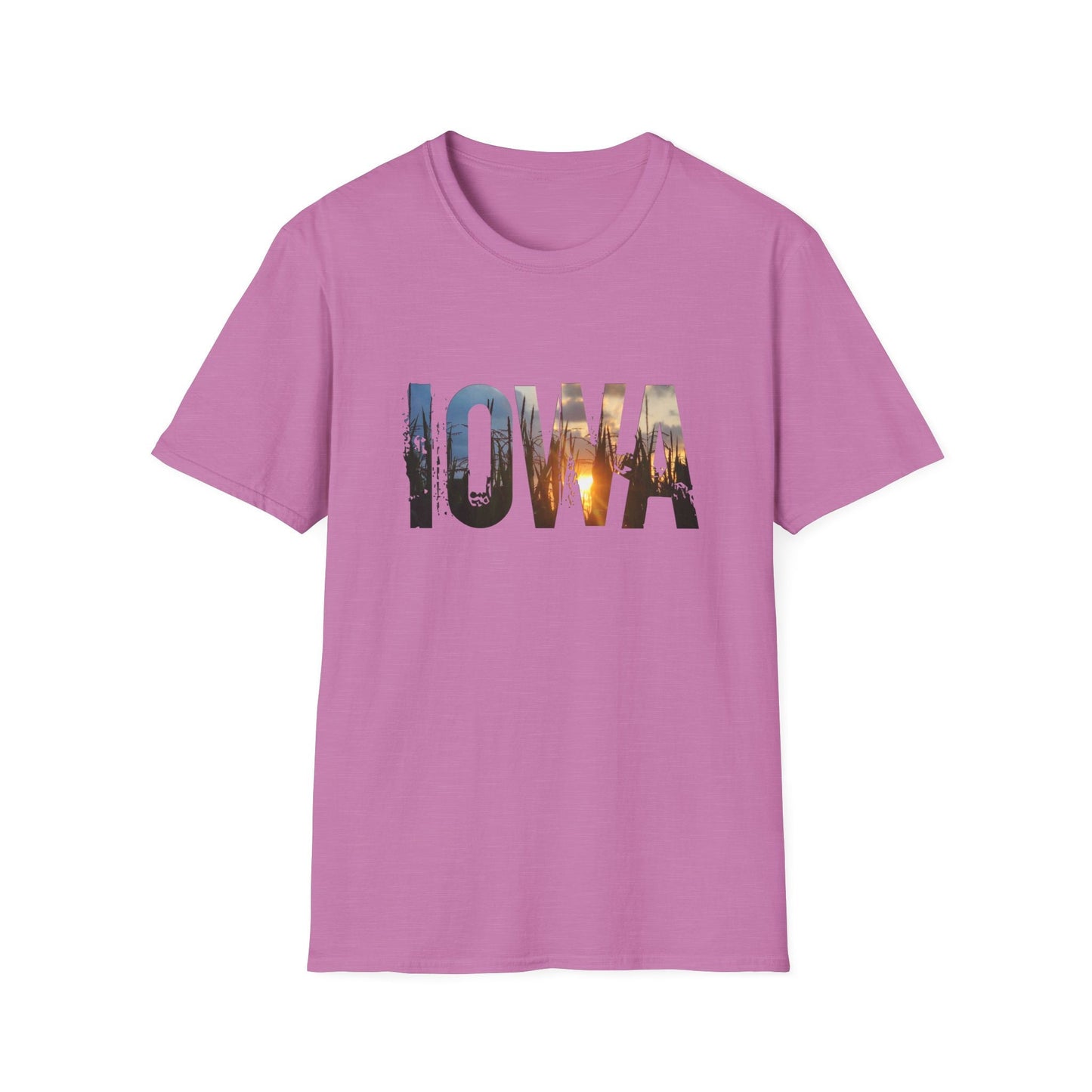 IOWA Cornfield Sunset T-shirt - Farming