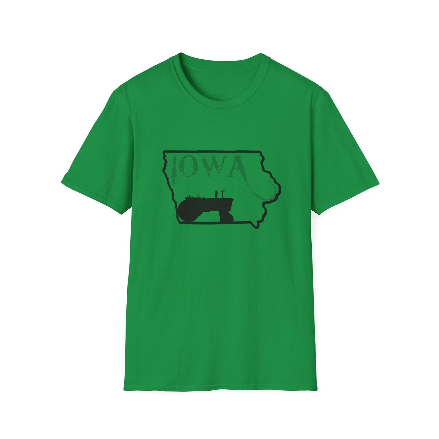 4020 Silhouette Iowa T-shirt -- Farming Shirt John Deere