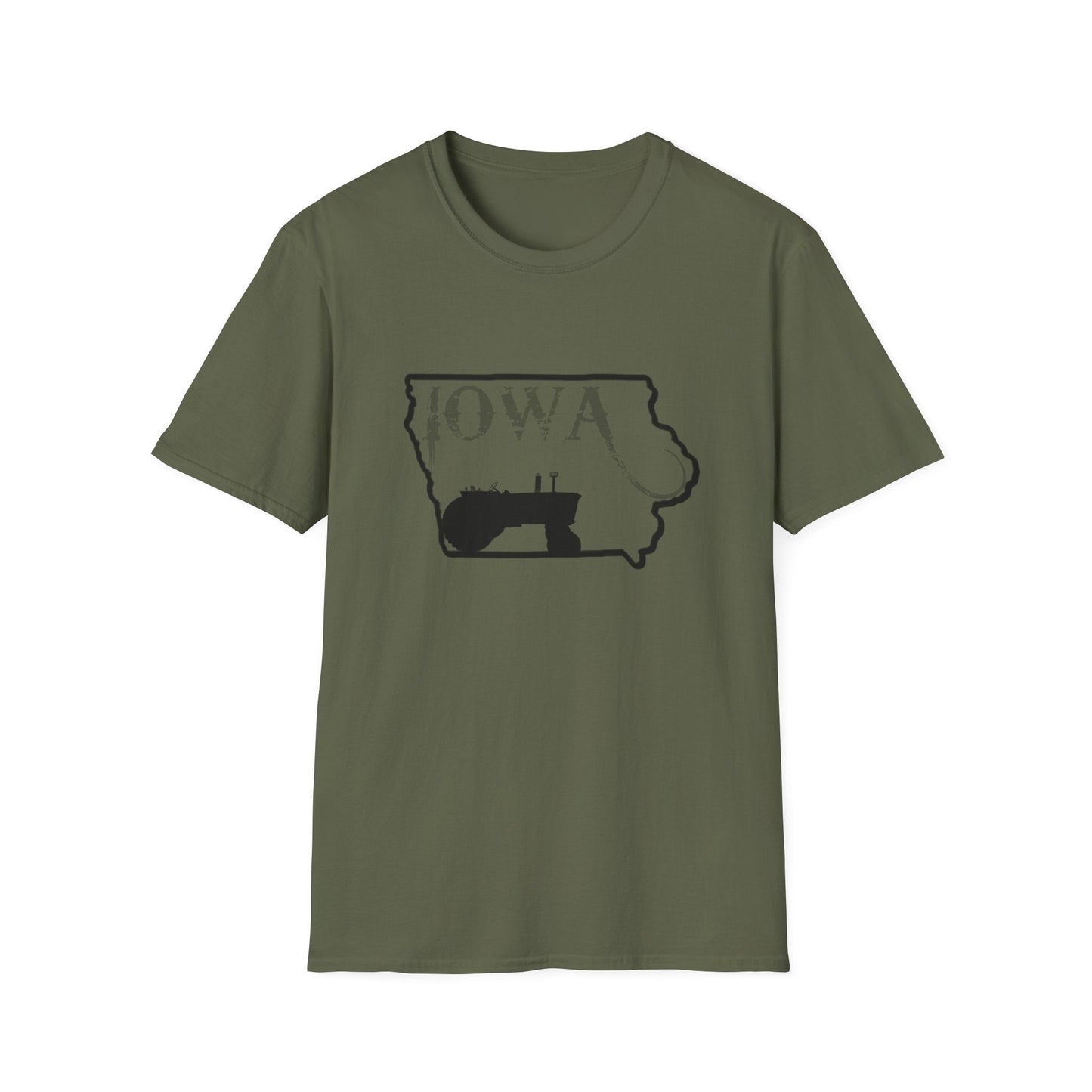 4020 Silhouette Iowa T-shirt -- Farming Shirt John Deere
