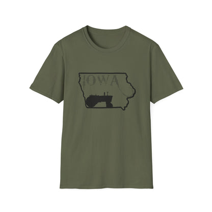 4020 Silhouette Iowa T-shirt -- Farming Shirt John Deere