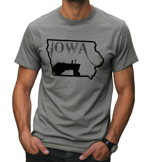 4020 Silhouette Iowa T-shirt -- Farming Shirt John Deere