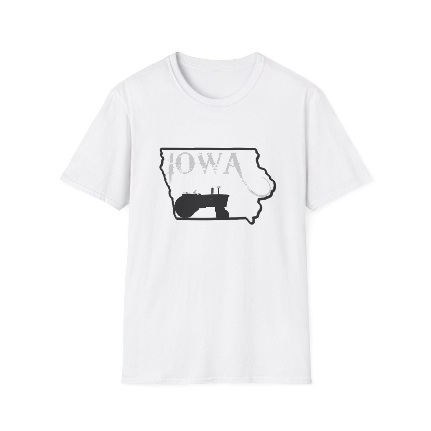 4020 Silhouette Iowa T-shirt -- Farming Shirt John Deere