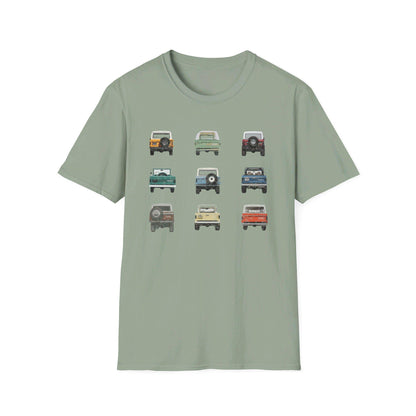 Bronco Hind Quarters - Grid pattern - vintage 70s Ford broncos