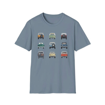 Bronco Hind Quarters - Grid pattern - vintage 70s Ford broncos