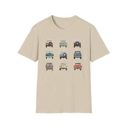 Bronco Hind Quarters - Grid pattern - vintage 70s Ford broncos